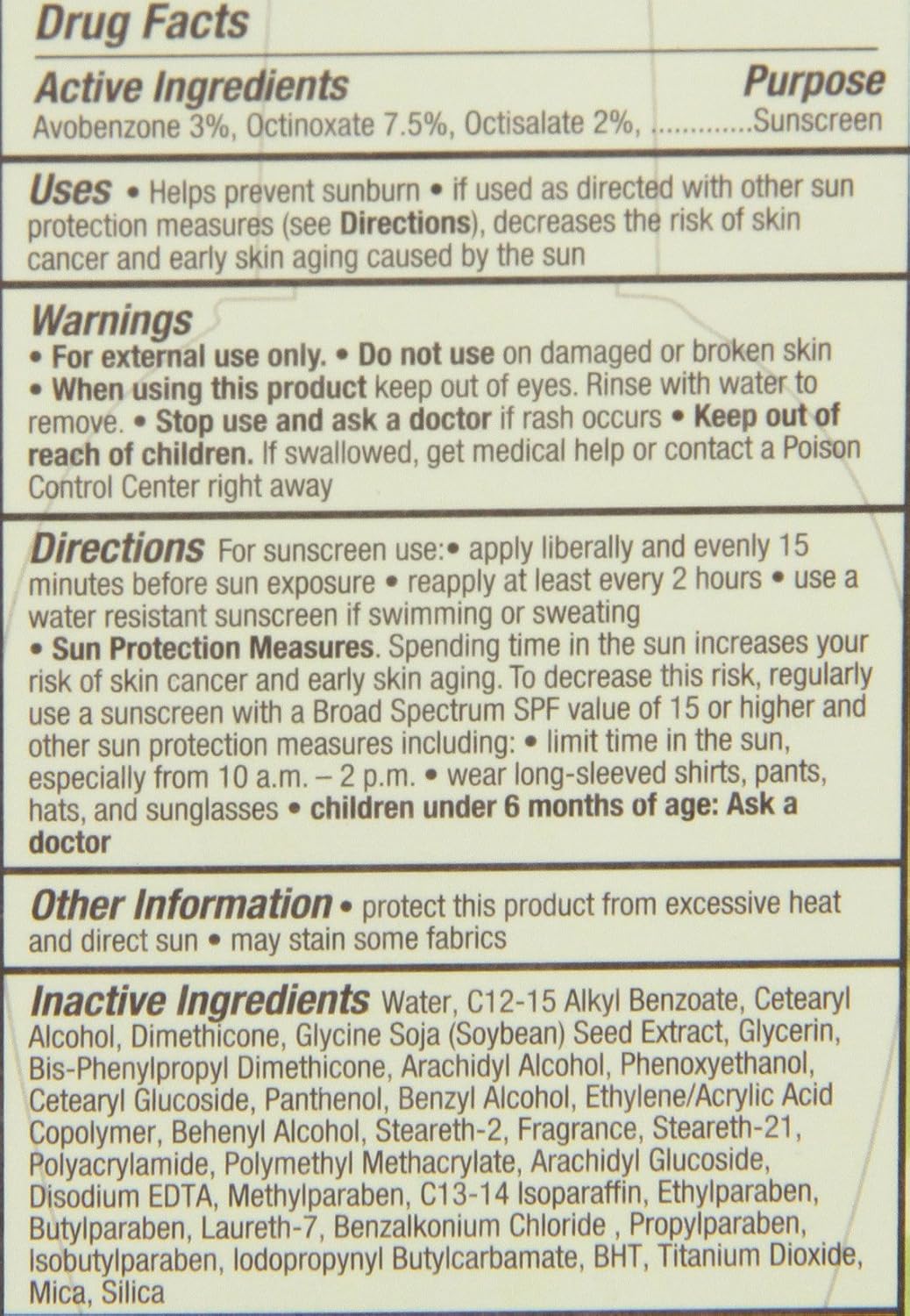 Daily Face Moisturizer with SPF 15 Sunscreen, 4 fl. oz P5350