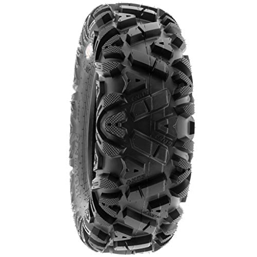 Set of 2 ATV UTV Off-Road Tires 25x8-12, 6 Ply Tubeless B2435