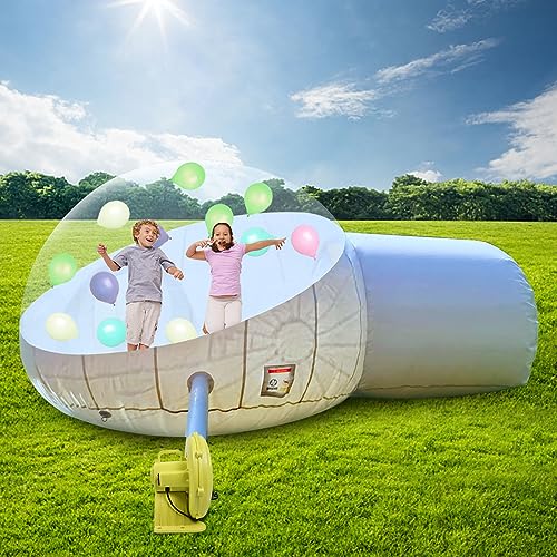 Inflatable Bubble Tent for Outdoor Camping, Transparent, Fits 3-5 Adults R17458