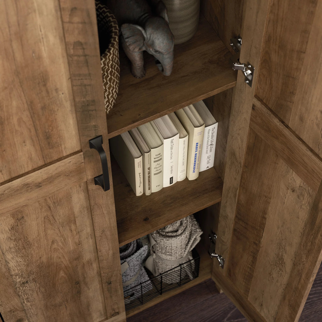 Two-Door Storage Cabinet, Rural Pine Finish H305