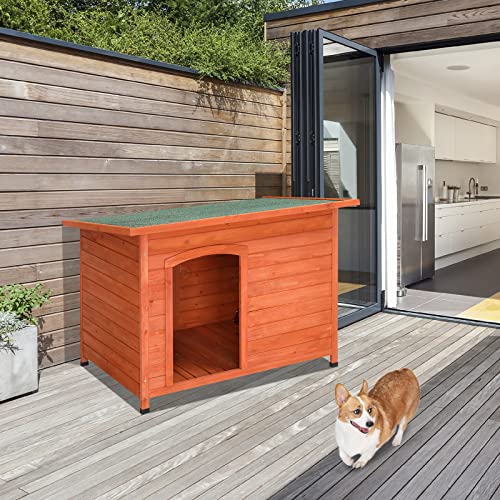Outdoor Wooden Dog House for Small Breeds X5351