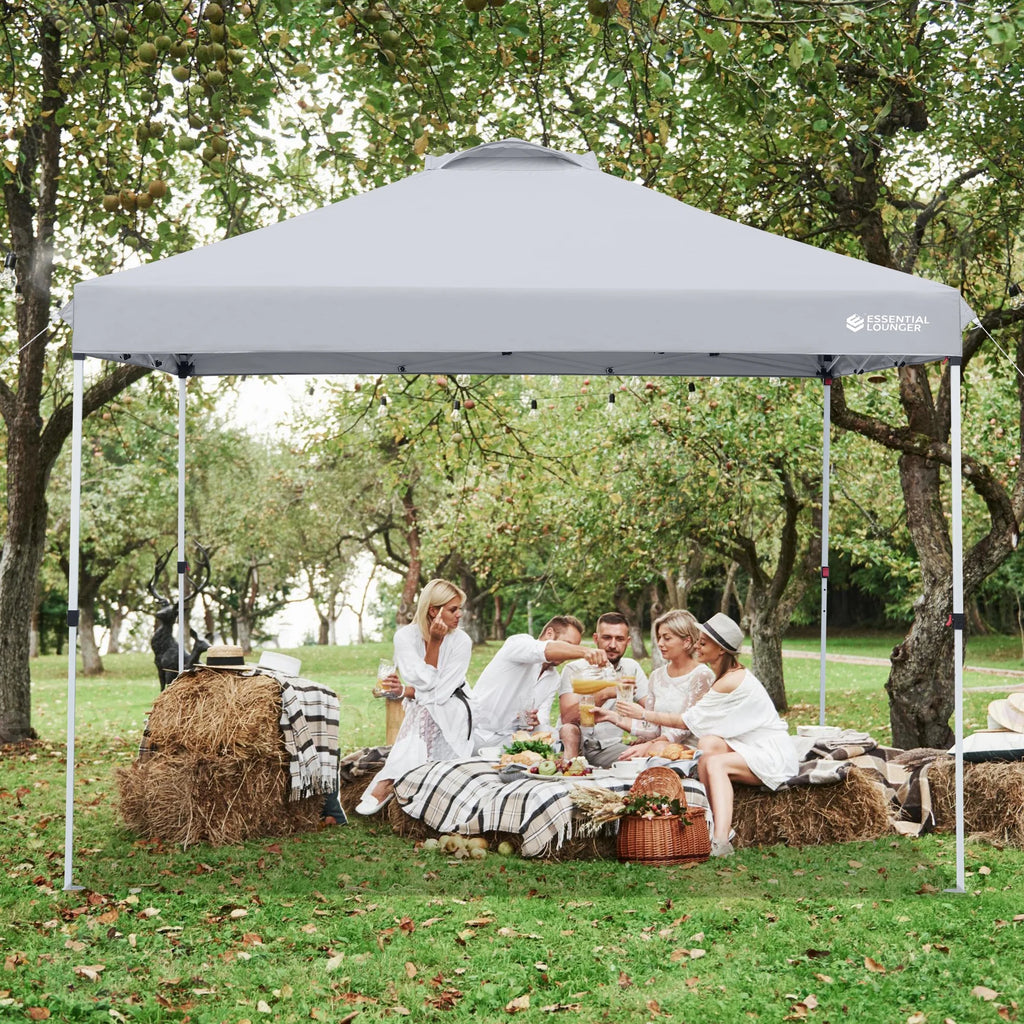 Pop Up Canopy Tent 10x10ft Waterproof Portable with Wheeled Bag F2066