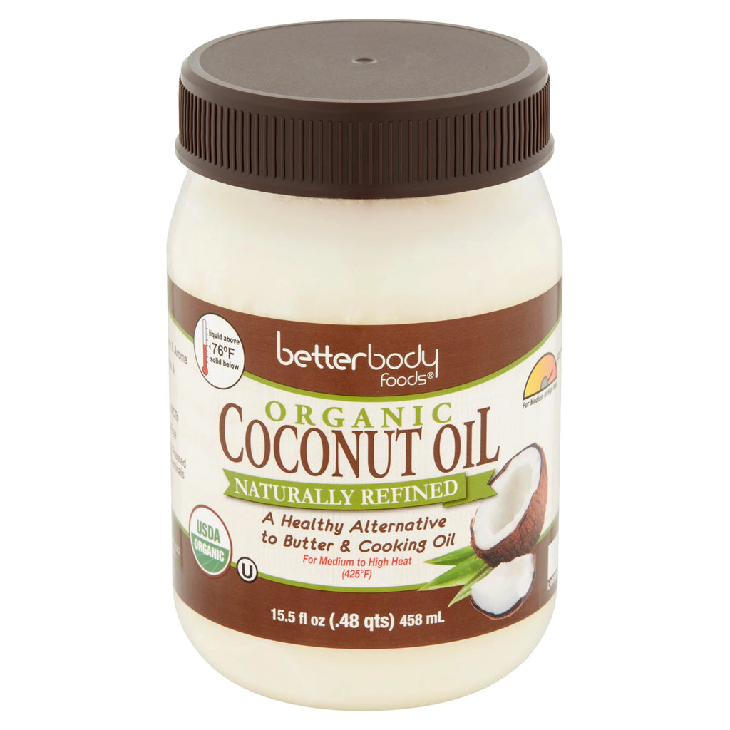 Organic Naturally Refined Coconut Oil, 15.5 fl oz, 6 pack Z410