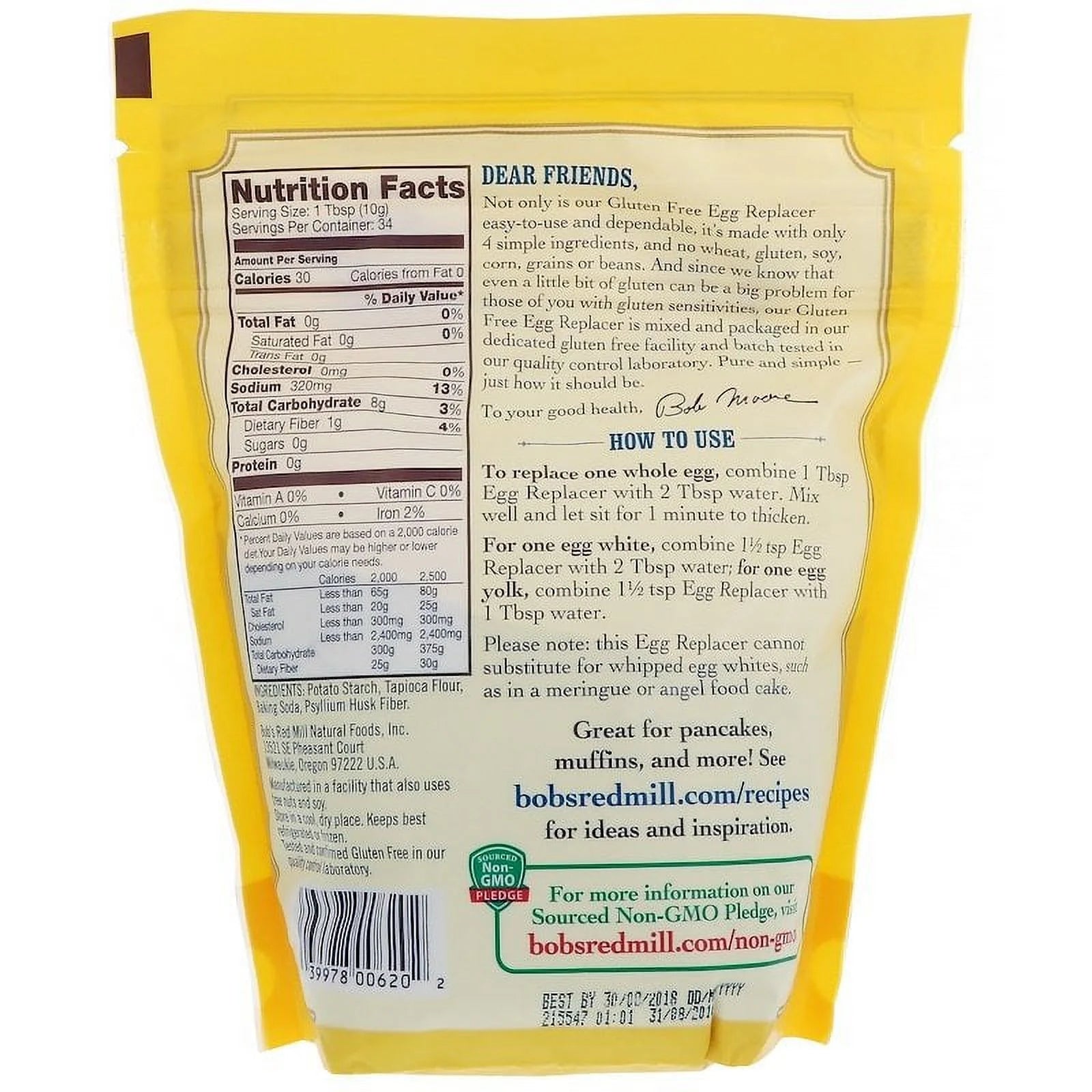 Egg Replacer, 12 oz Pack of 4 J205
