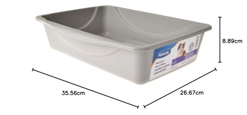 Cat Litter Box - High Capacity, Open Top for Large Cats L581266