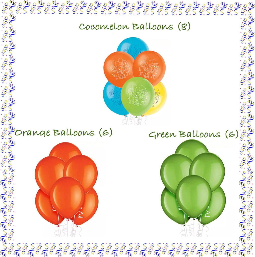 Birthday Party Supplies Decoration Kit with Balloons, Tablecloth, Plates, Napkins, Candles I946283