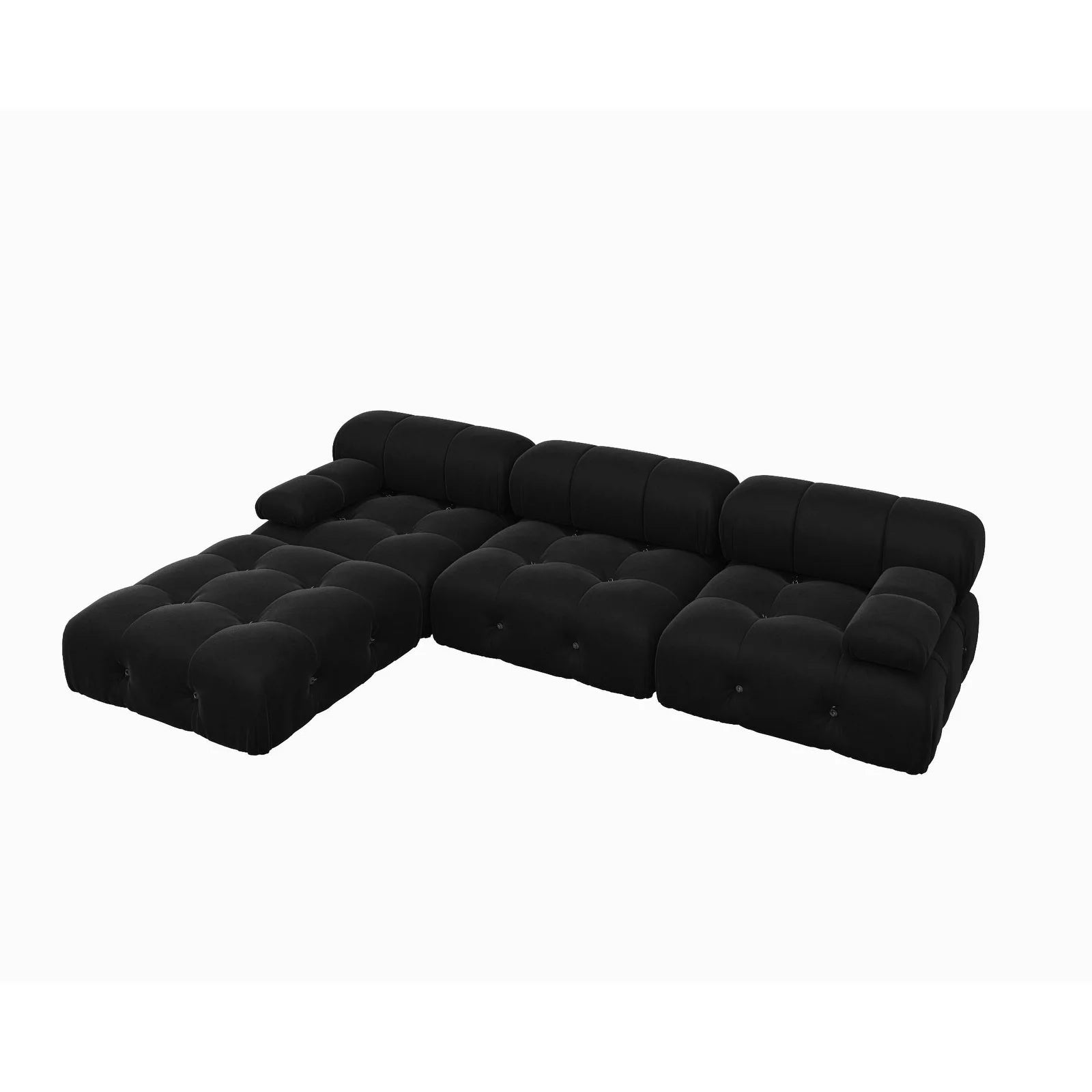 Modular Sectional Sofa Velvet L-Shape X279