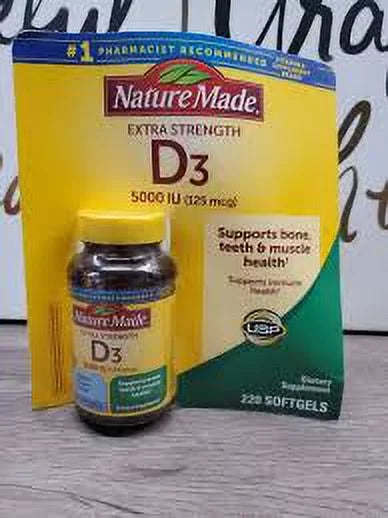 Vitamin D3 5000 IU Supplement, 90 Count S912270