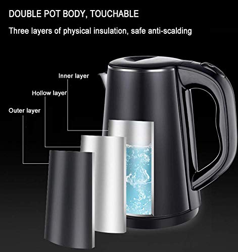 Stainless Steel Electric Kettle 1.8L Cordless with Auto Shut-Off G218