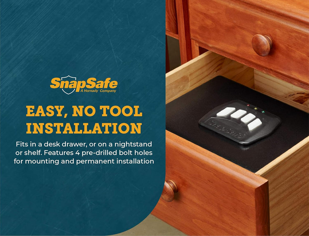 Keypad Gun Safe for Pistols and Valuables with Backup Keys S144066