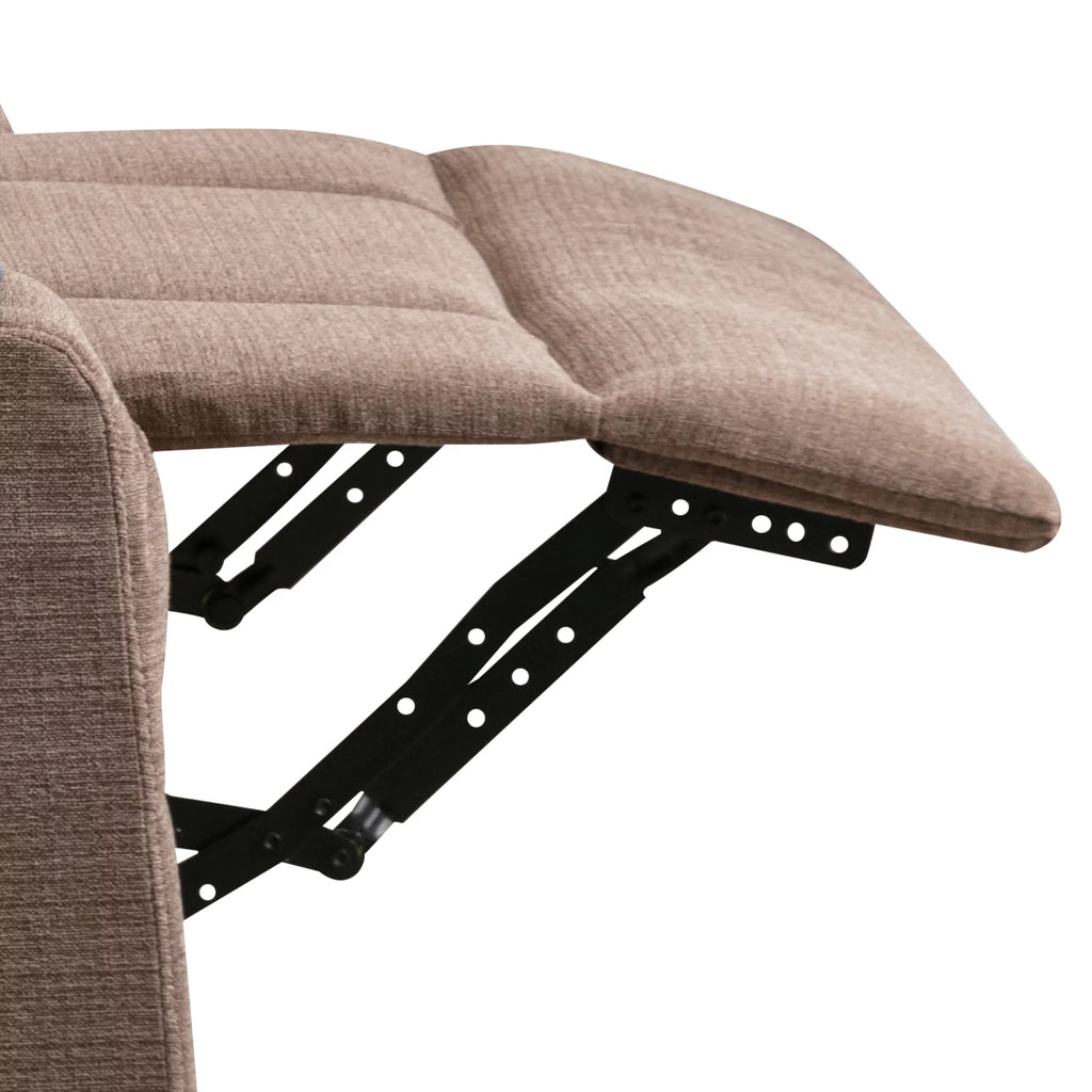 Manual Rocking Recliner Chair with Cup Holders and USB Ports Y84148