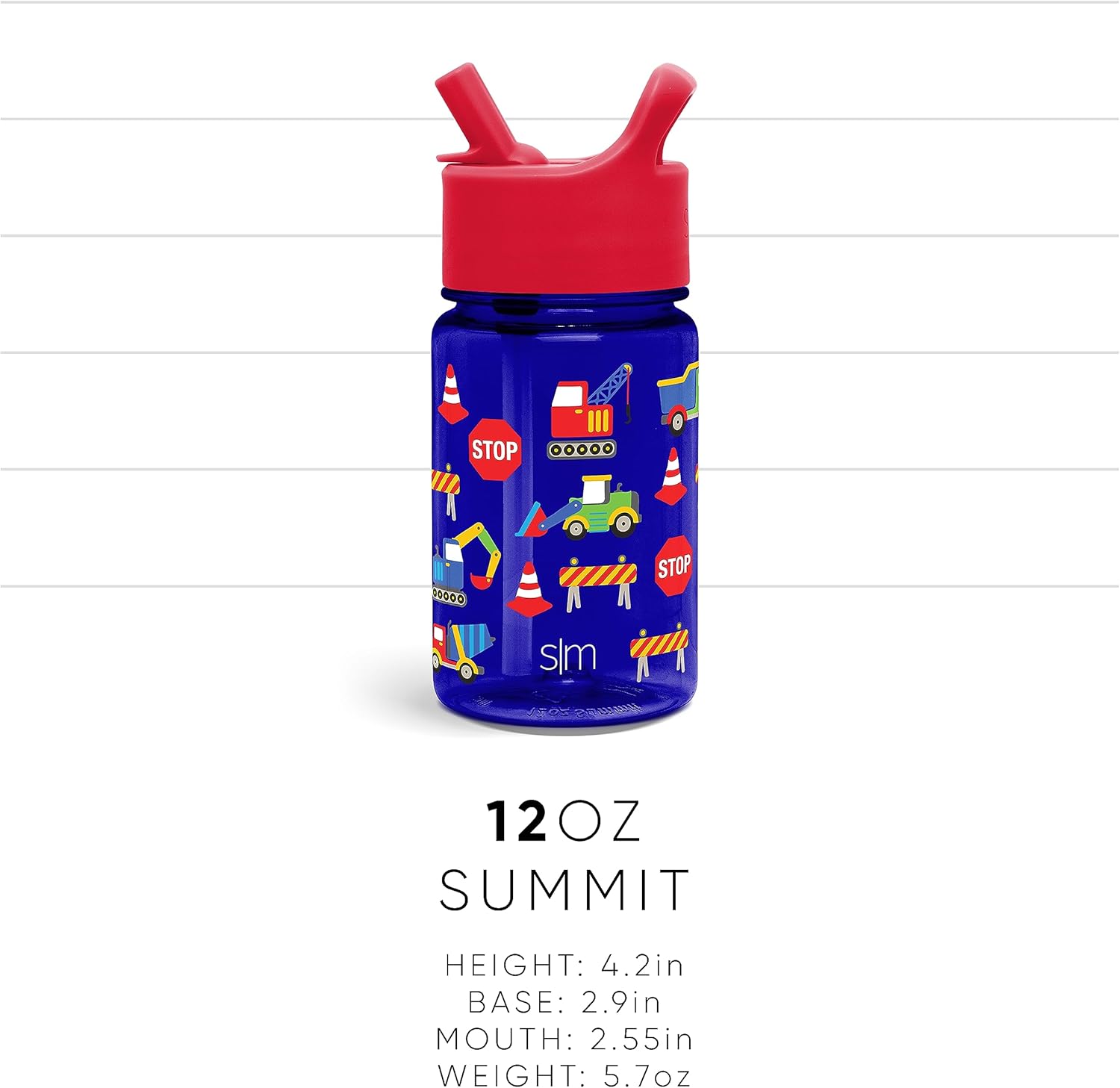 CoComelon Kids Water Bottle Plastic BPA-Free Tritan Cup with Leak Proof Straw Lid Z2544