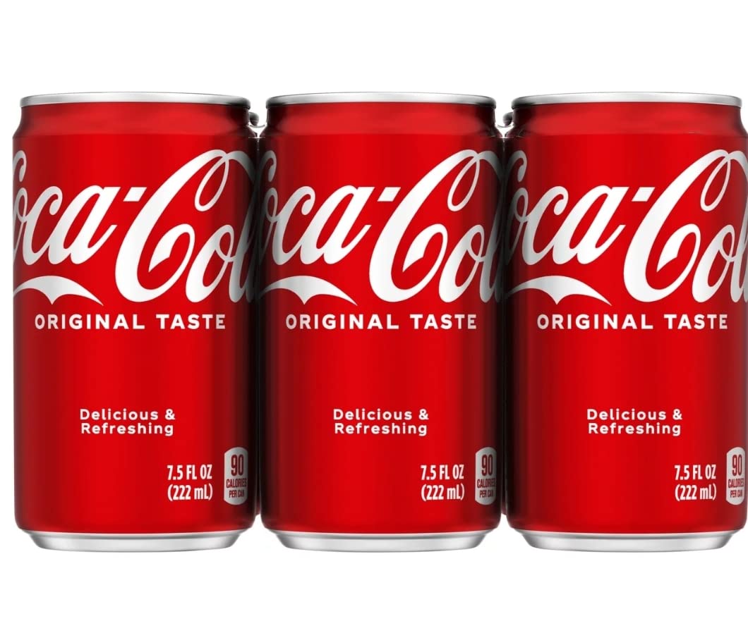 24 Mini Cans Variety Soda, 4 Flavors, 7.5 Fl Oz L849028