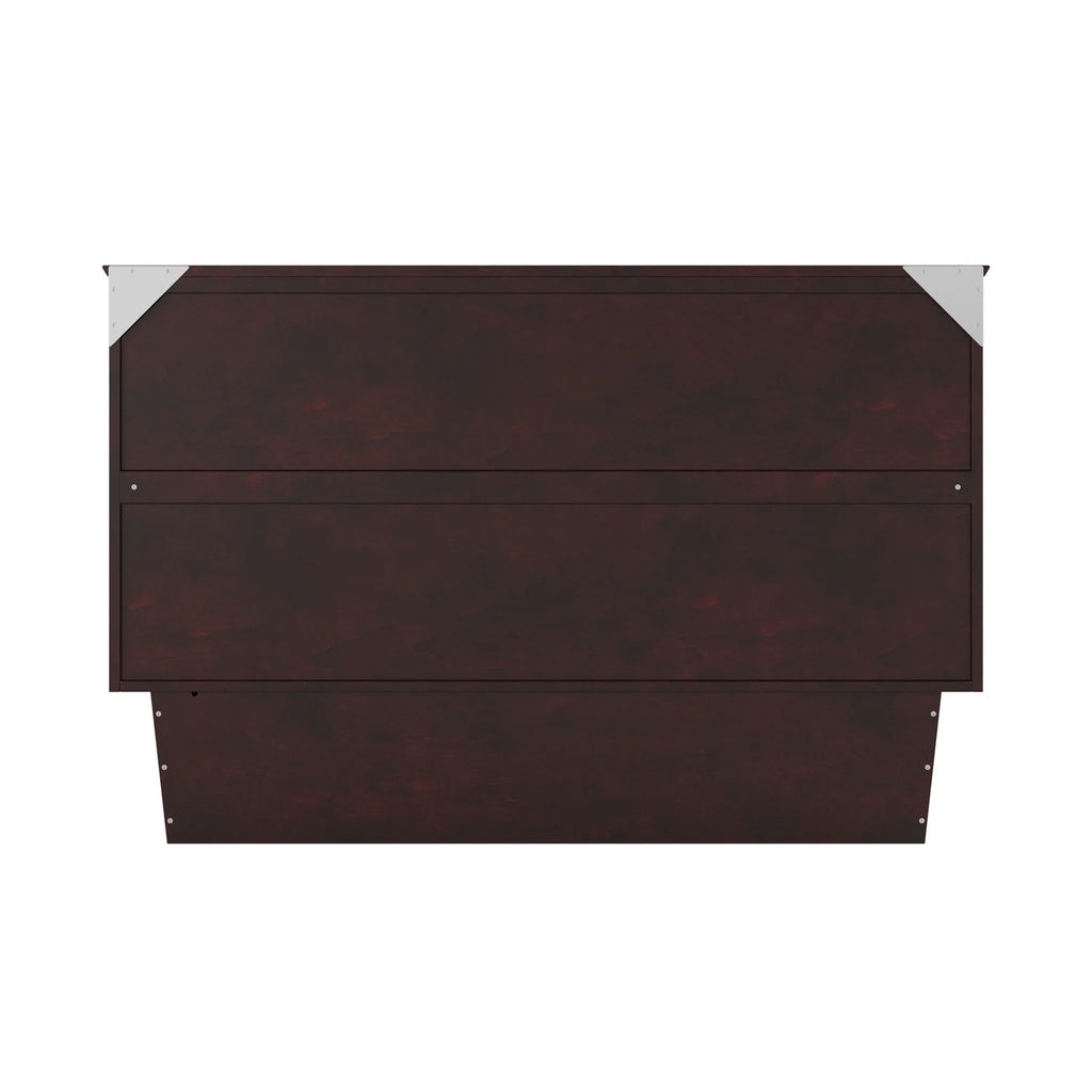 Queen Solid Wood Murphy Bed Chest with Mattress A99512