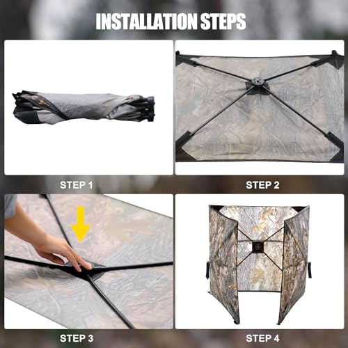 Portable Pop Up Ground Blind for Hunting K637041