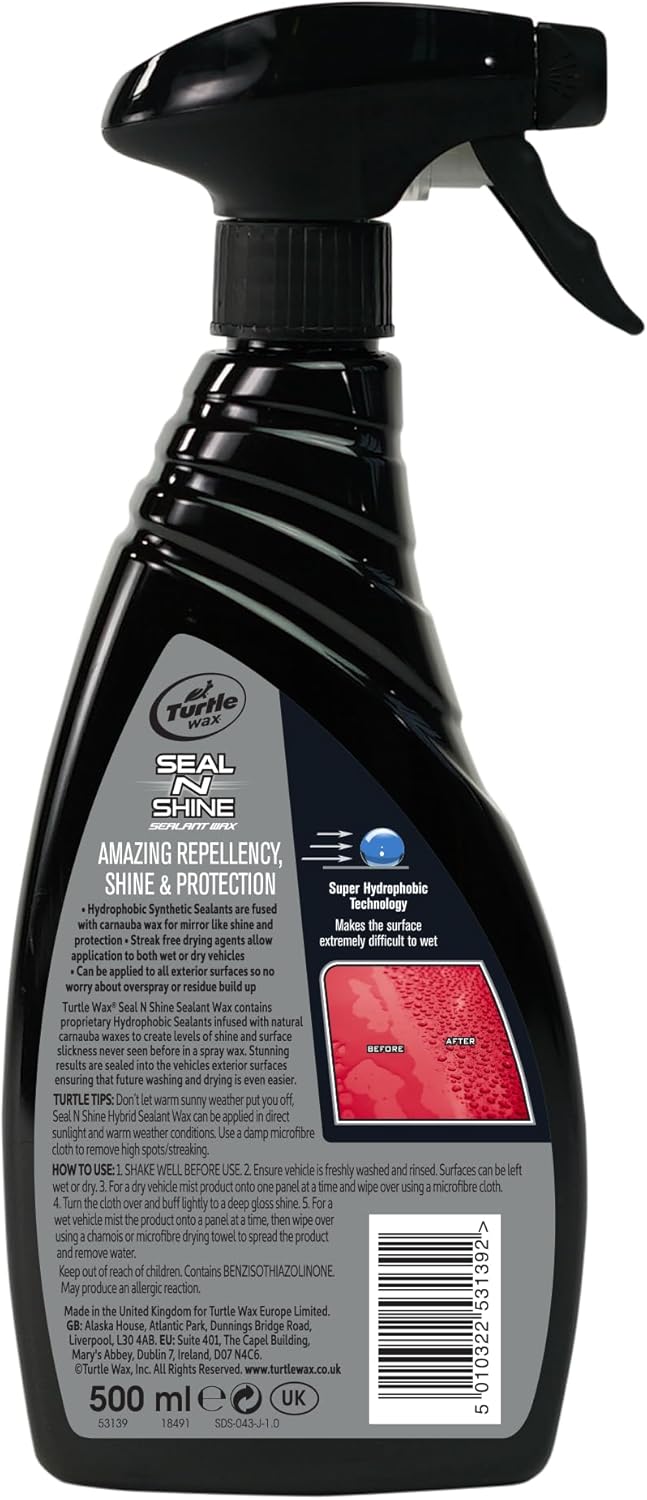 Hybrid Sealant Spray Wax with Carnauba, 500ml W426