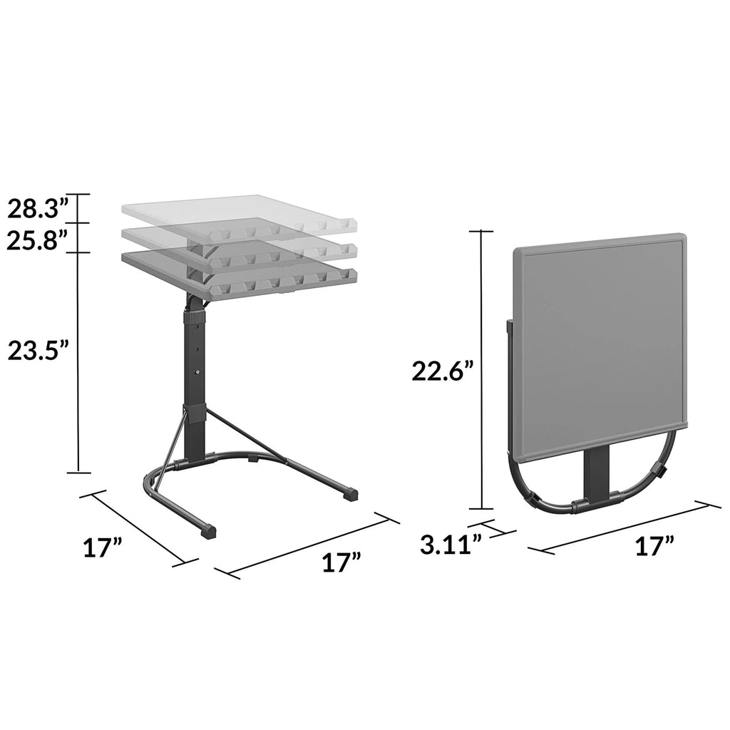 Folding Activity Table, Adjustable Height, Portable Workspace V182
