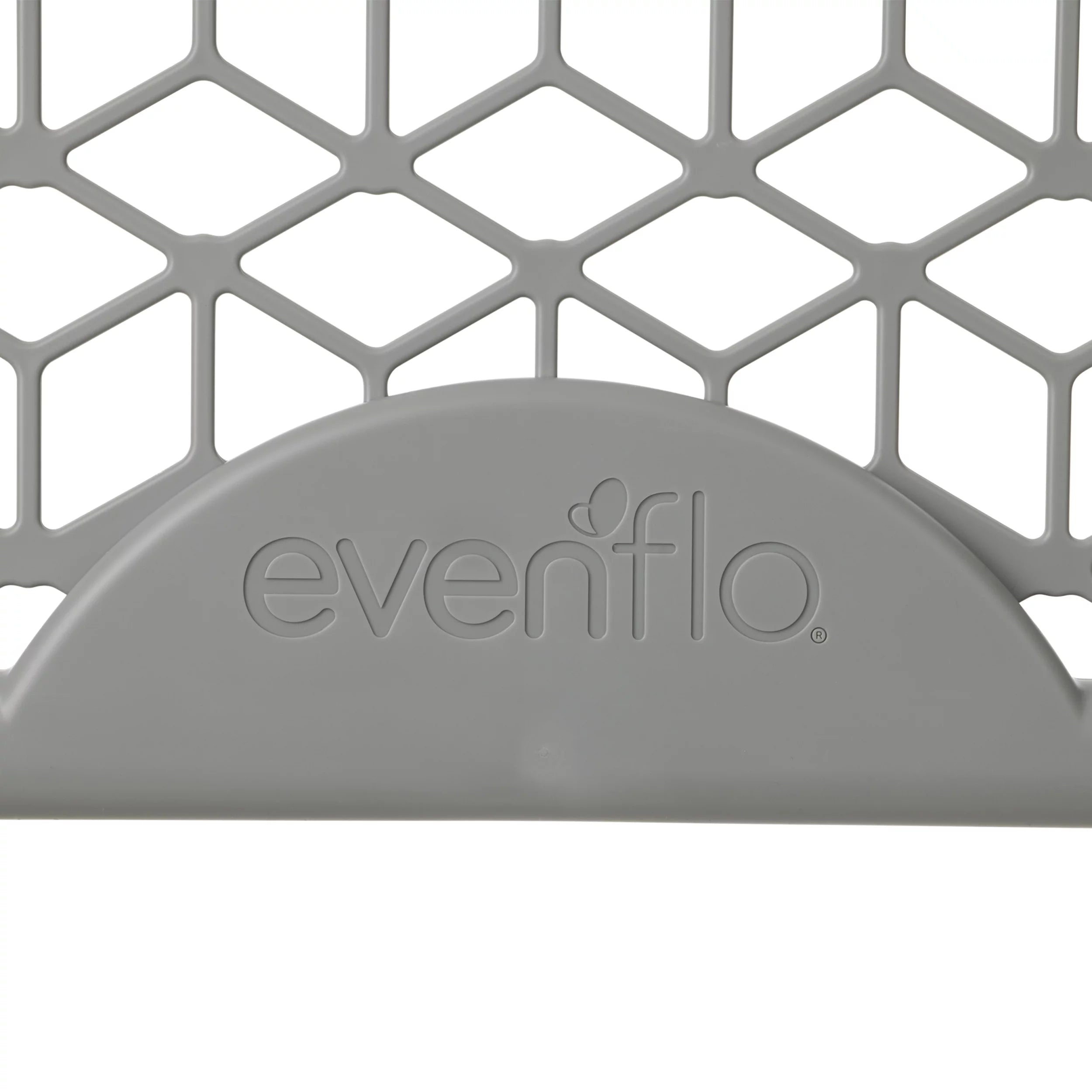 Adjustable Freestanding Play Space Gate, 6 Panels, Cool Gray C19220