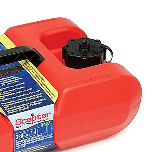 Rectangular 9 Gallon Low Profile Marine Fuel Tank for Outboard Engine Boats V80913