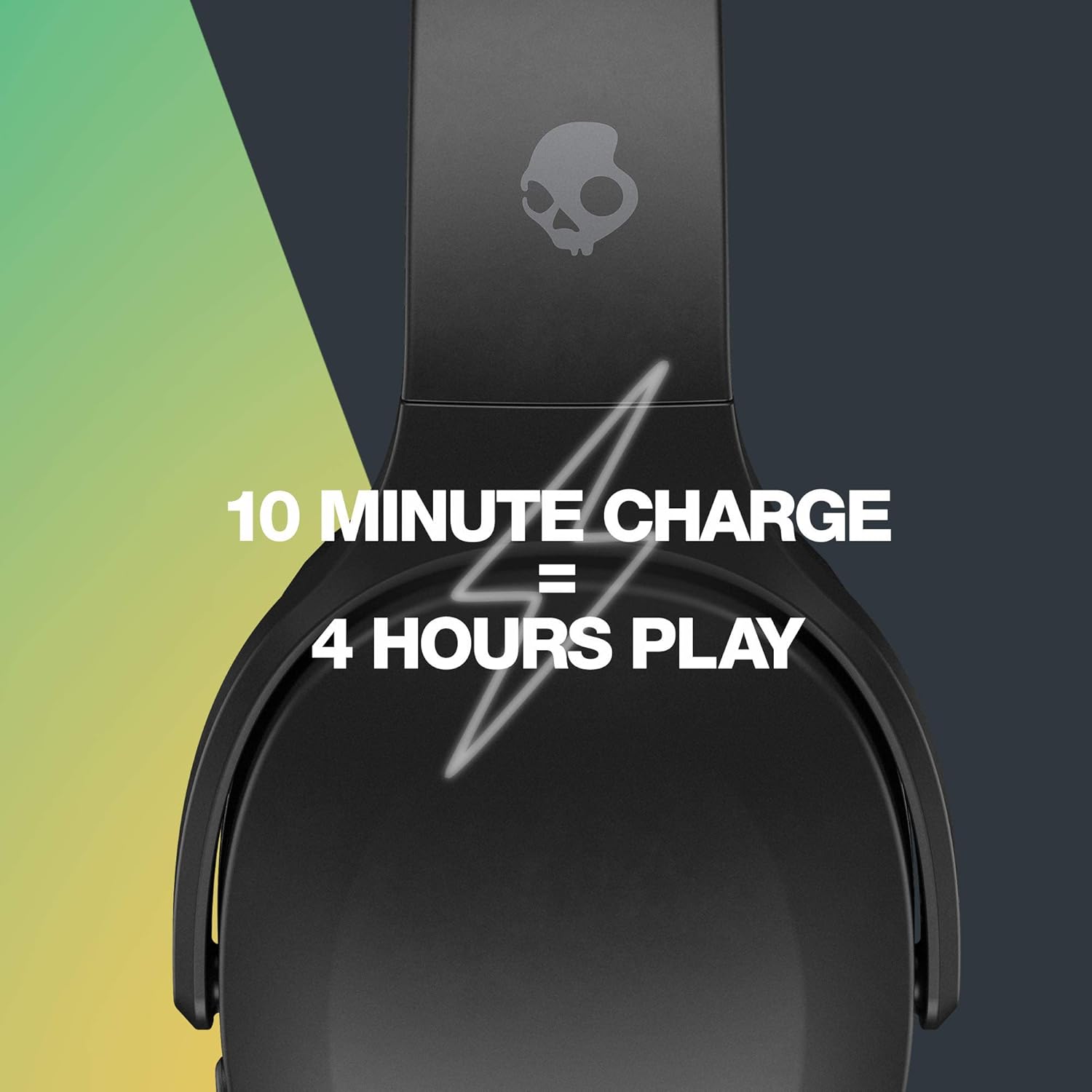 Wireless Over-Ear Headphone - True Black (Renewed) Y10202