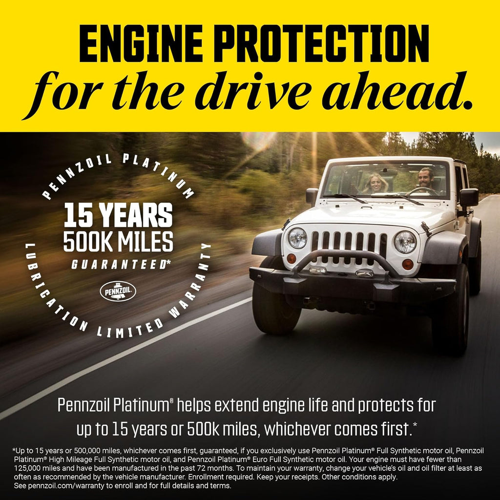 Full Synthetic 5W-30 Motor Oil for Vehicles Over 75K Miles (1-Quart) T290333
