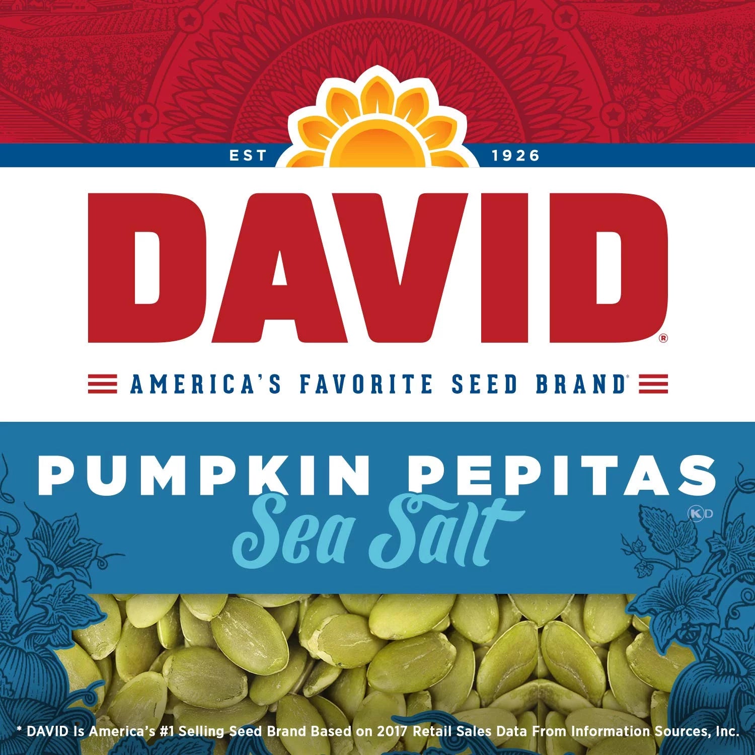 Sea Salt Pumpkin Pepitas Seeds, 5 oz Resealable Bag, Pack of 8 E816483
