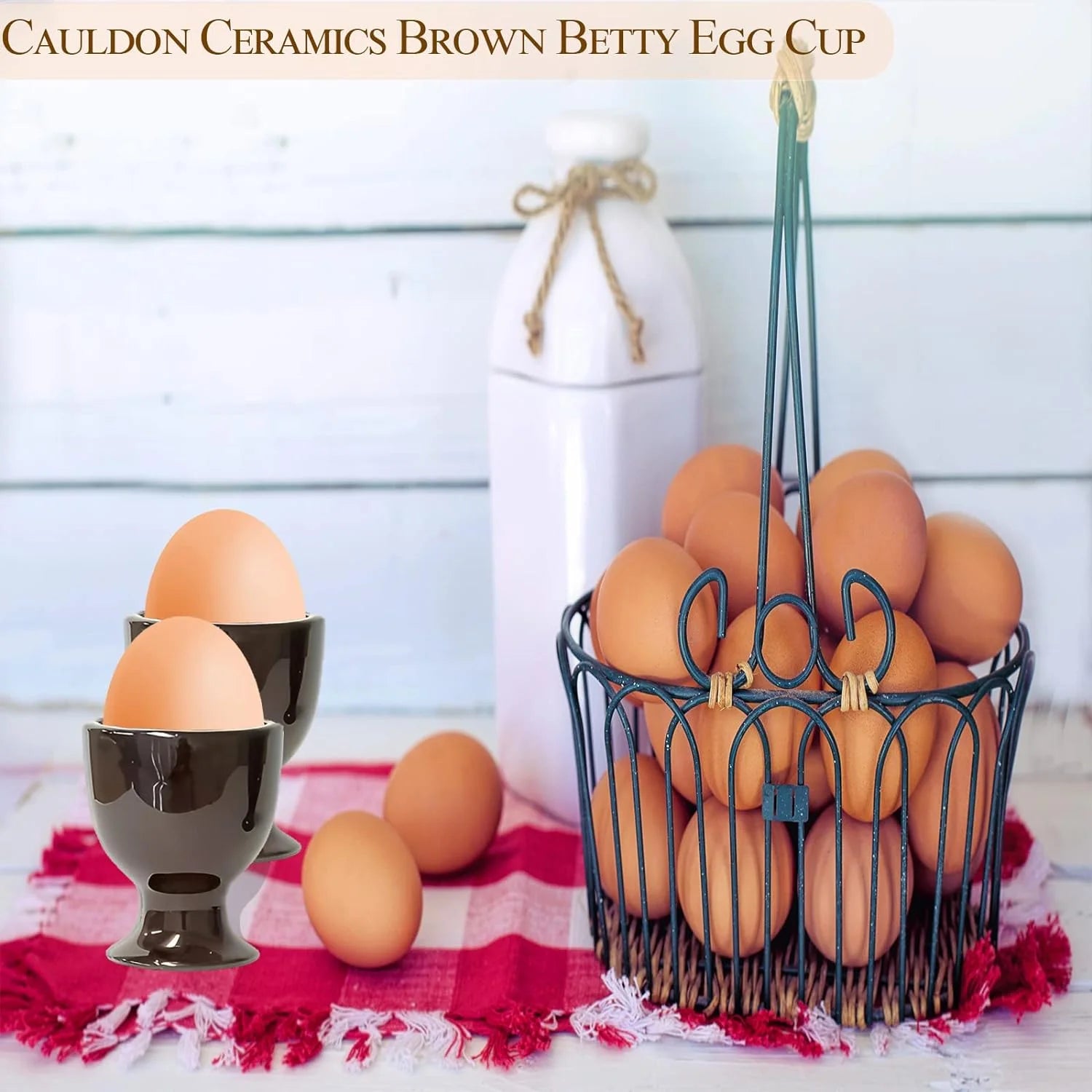 Brown Betty Egg Cup, Pack of 4 O1093