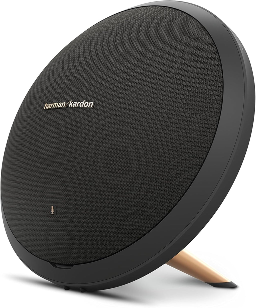 Wireless Speaker System with Rechargeable Battery, Black V7467
