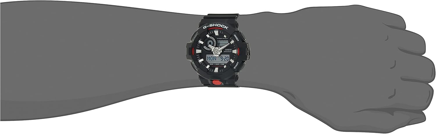 Men's Analog-Digital Quartz Black Watch M2501
