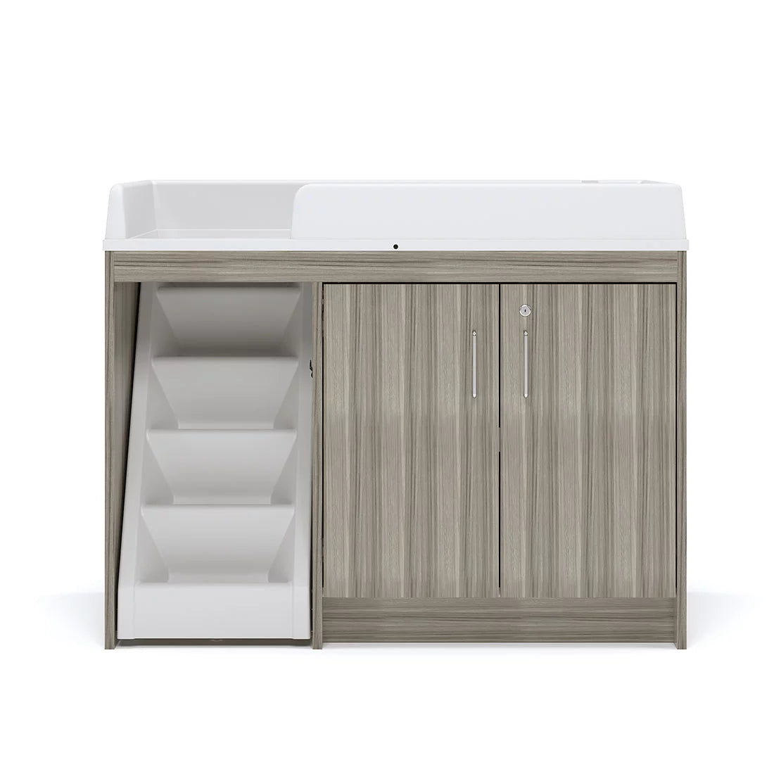 Toddler Walk Up Baby Changing Table with Stairs and Storage T4607