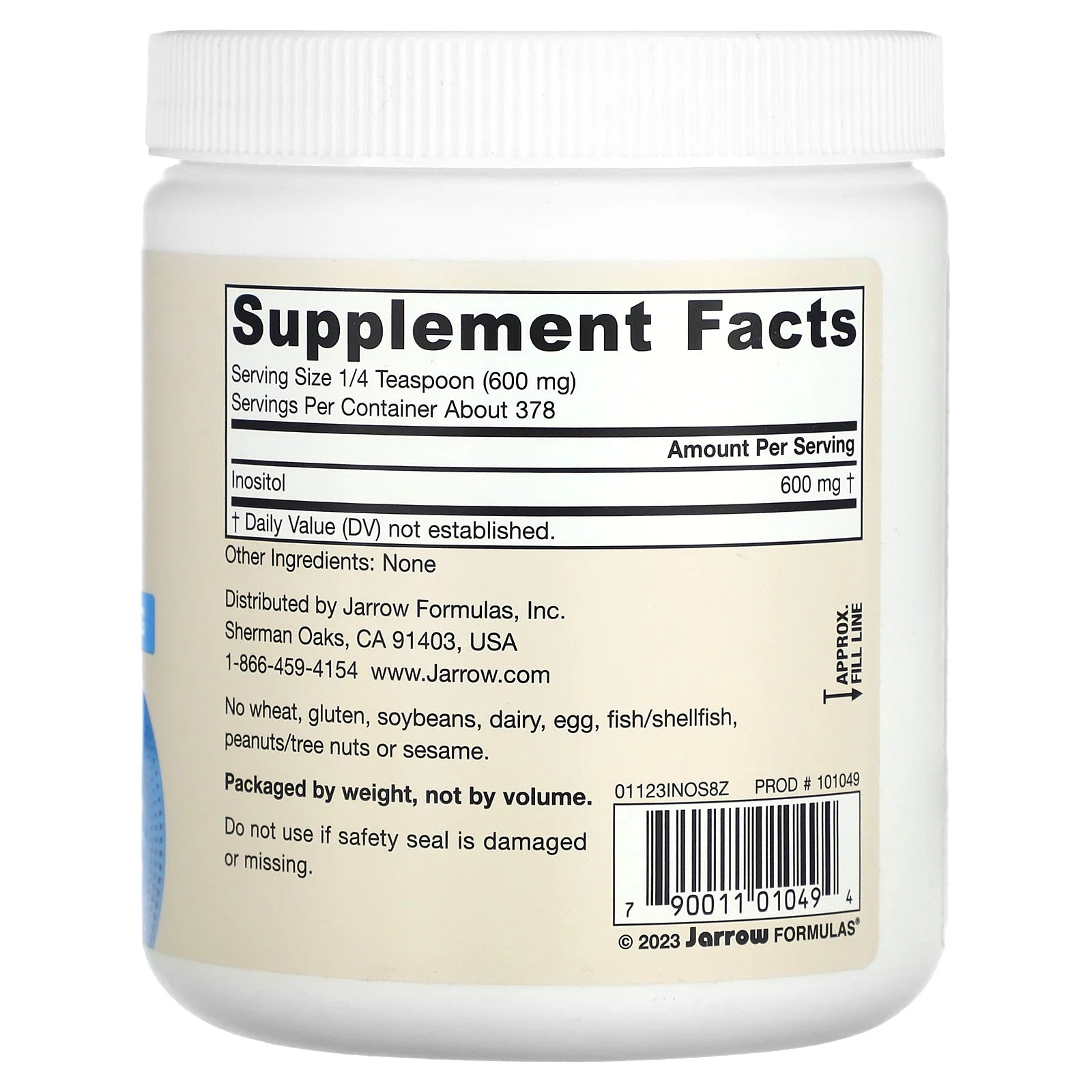Inositol 600 mg, 8 oz L4057