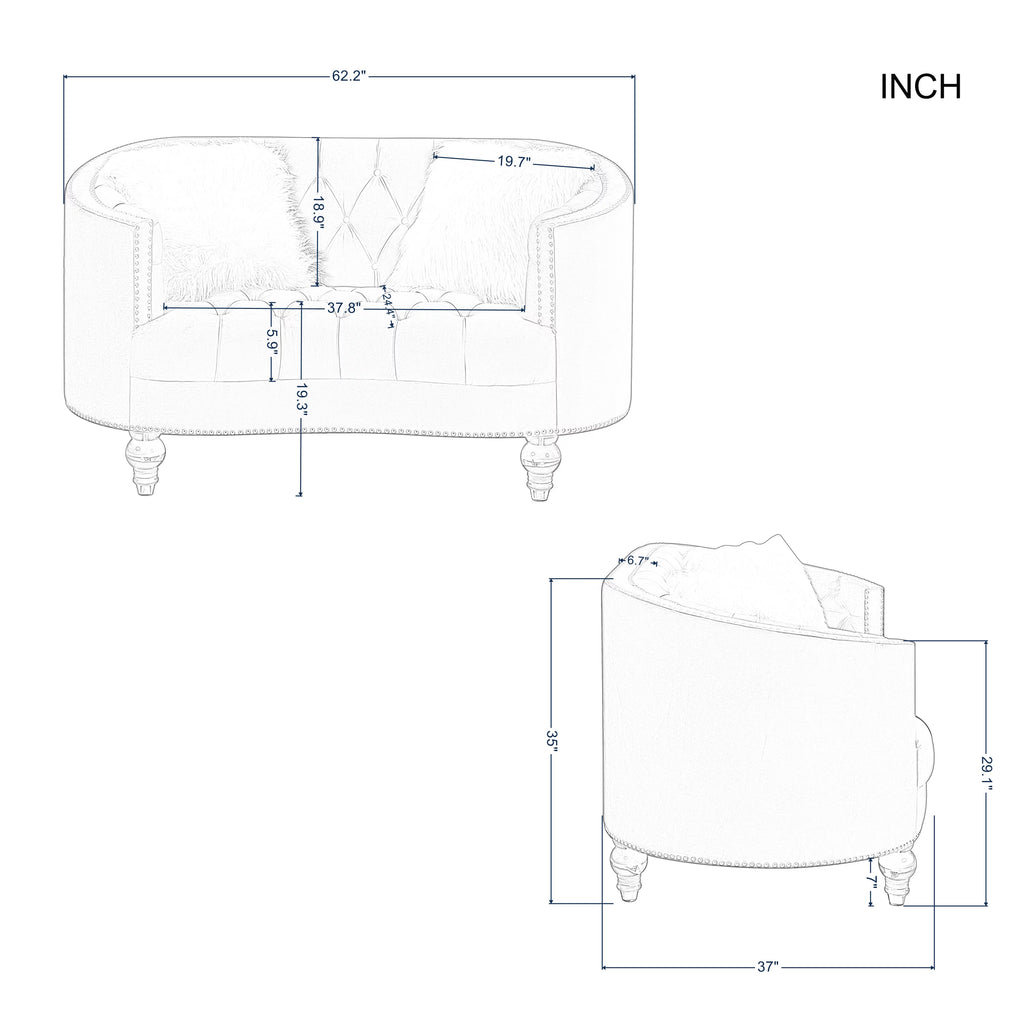 2 Piece Living Room Set C7448