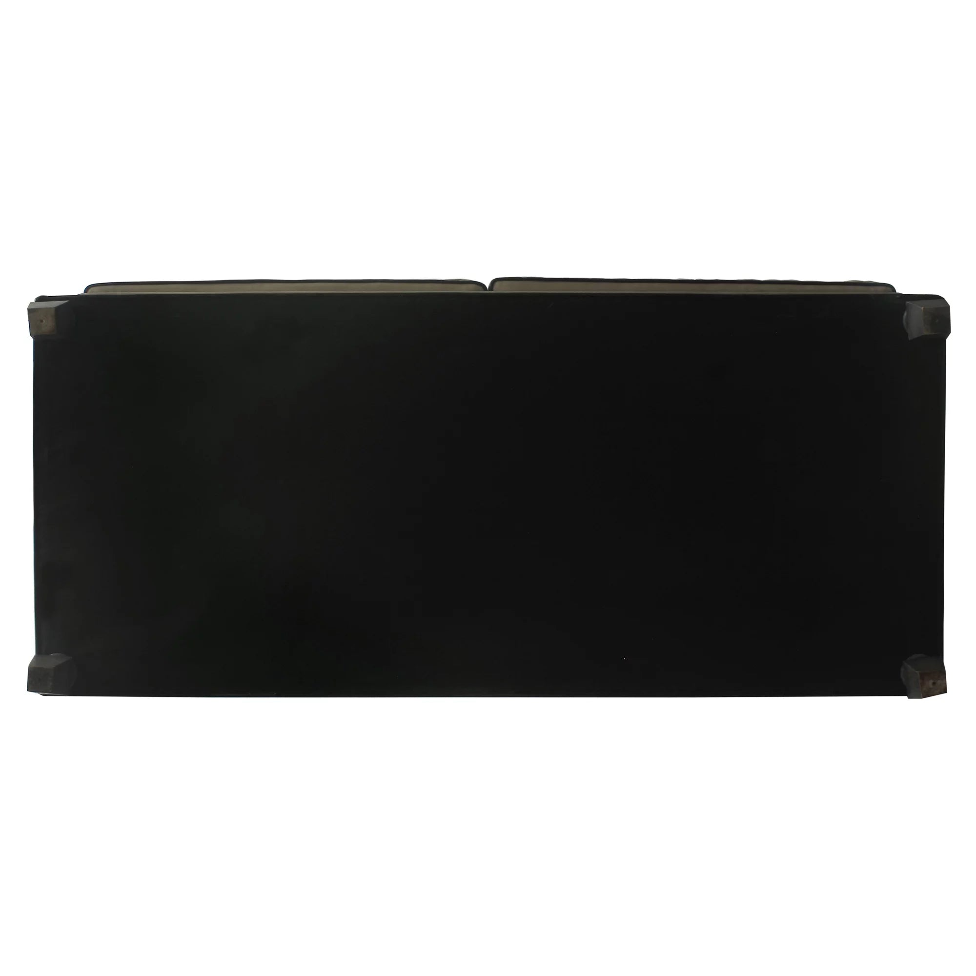 Sofa with 4 Pillows in Tan, Black and Charcoal R9054