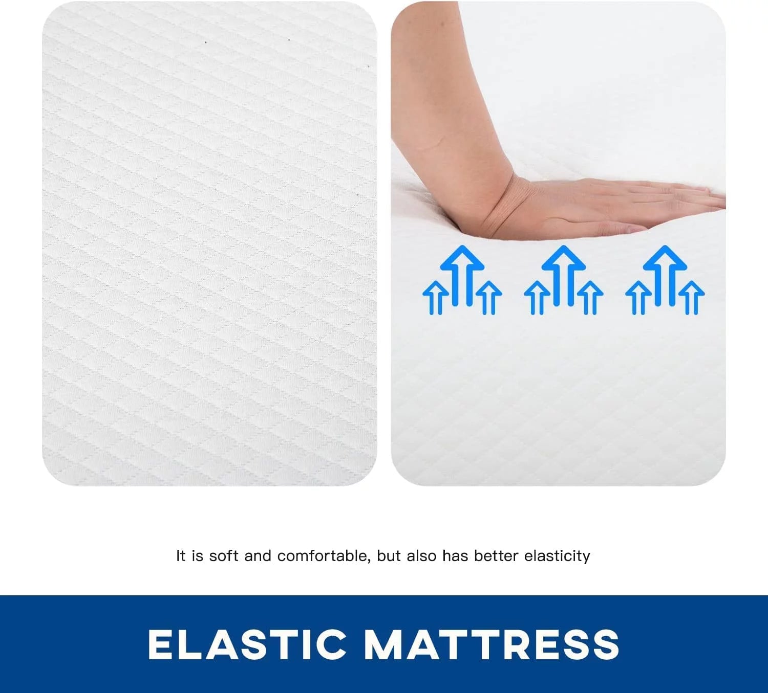 Twin 6 Inch Gel Memory Foam Mattress, Medium Firm, Fiberglass Free L790263