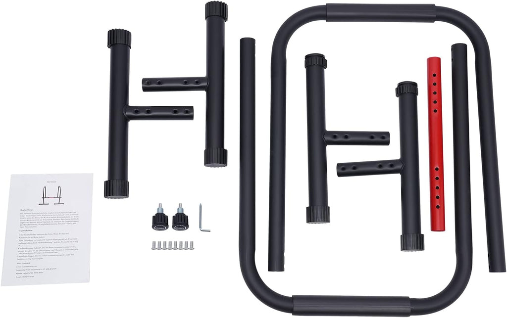 Dip Stand Adjustable Parallel Bars for Tricep Dips and Pull-Ups Z889170
