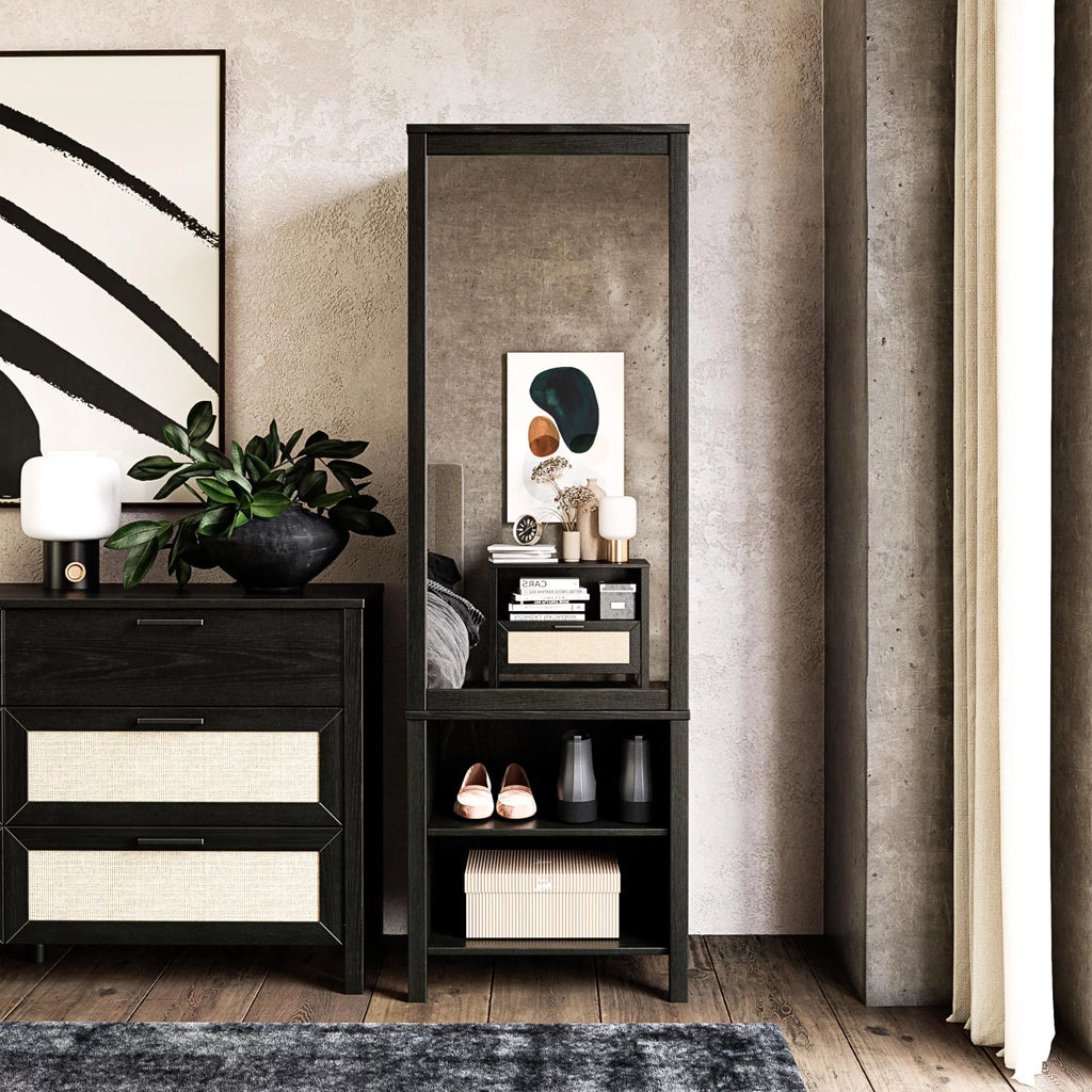 Wardrobe, Black Oak D7874