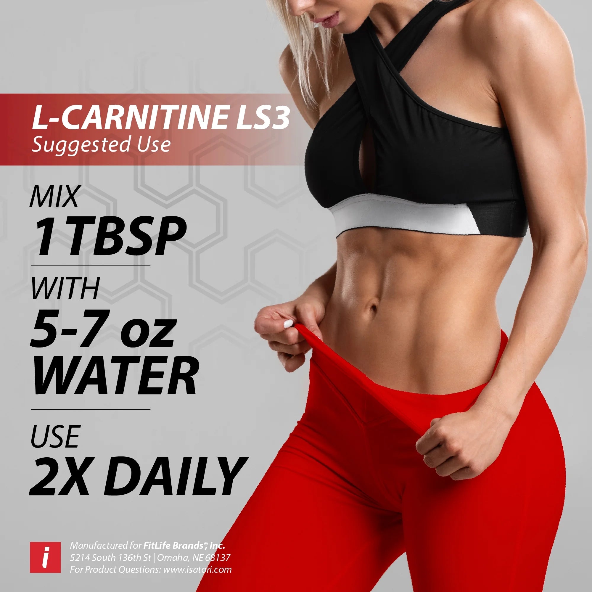 L-Carnitine Concentrated Liquid Metabolic Enhancer, Strawberry Kiwi Z5546