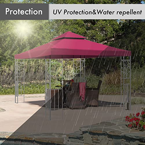 10x10 FT Double Tiered Canopy Replacement Top P874