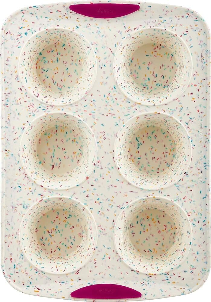 Silicone Jumbo Muffin Mold, 6-Cavity L917150