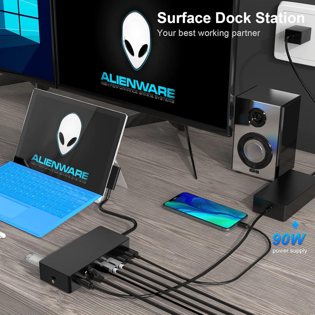 Surface Pro Docking Station with 90W Power Supply U1304