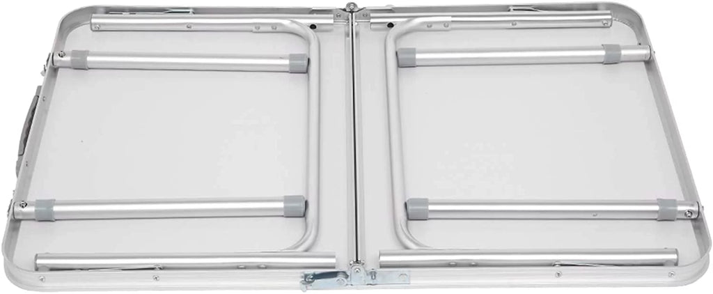 Aluminum Folding Camping Table, Height Adjustable Portable Outdoor Card Table Q337187