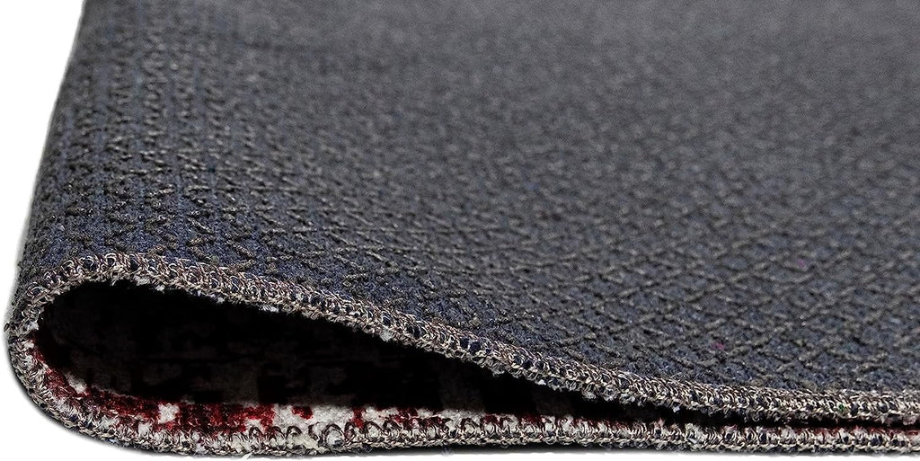 Washable Area Rug Low Profile Anti Slip Runner for Living Room D28931