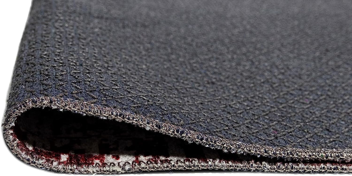 Washable Area Rug Low Profile Anti Slip Runner for Living Room D28931