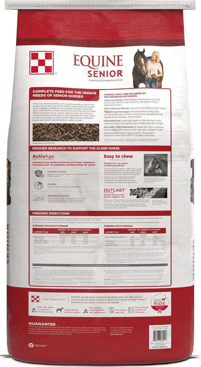 Senior Horse Feed, 50 lb. N918