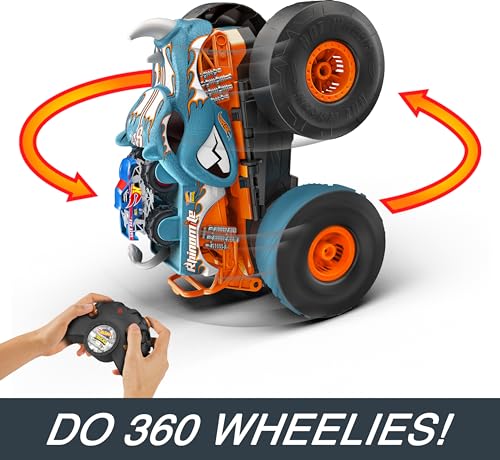 Monster Trucks RC Toy, Remote-Control Transforming Vehicle, Connects to Track U4312