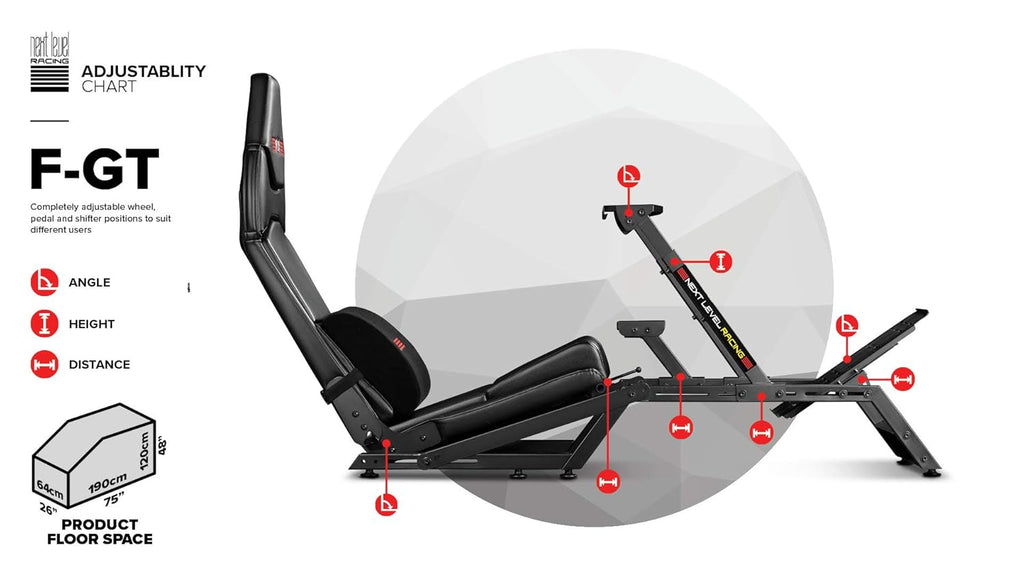 Simulator Cockpit Racing Frame H704