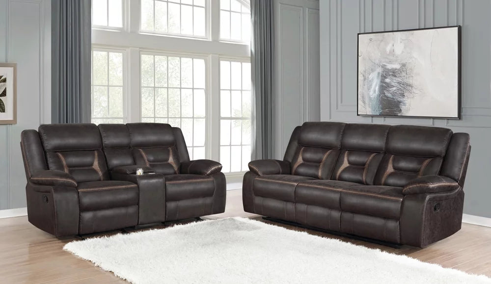 Tufted Back Motion Sofa E33678