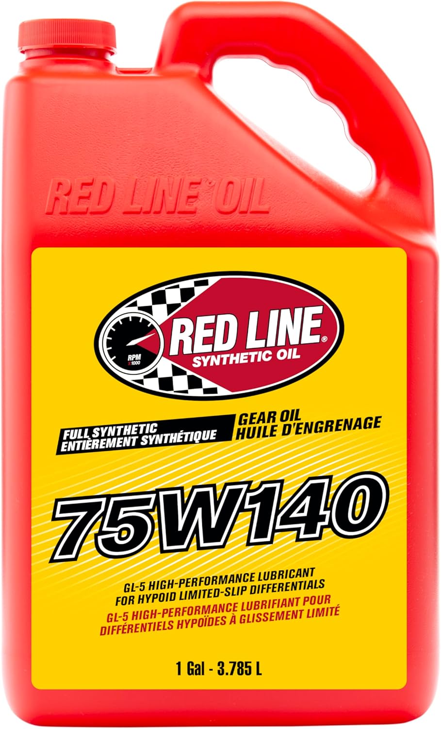 Red Line (57105) 75W140 Non-Limited Slip Synthetic Gear Oil - 1 Gallon