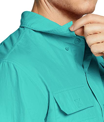 Men's Performance Fishing Shirt UPF 50+ Breathable Long Sleeve J722