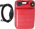 Boat Fuel Tank, 24L 6 Gallon Gas Can Marine Outboard Motor Boat Accessories, Portable Gasoline Can with Fuel Gauge/Fuel Line Container for 2-4Stroke Outboard Engine ,Red
